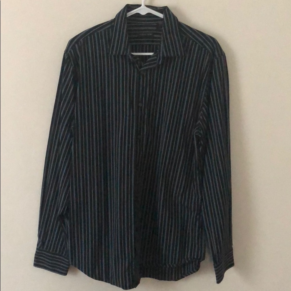 Structure long sleeve button down shirt